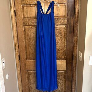 Jessica‎ McClintock Gunne Sax Juniors Formal Dress Royal Blue Sz 11/12 EUC